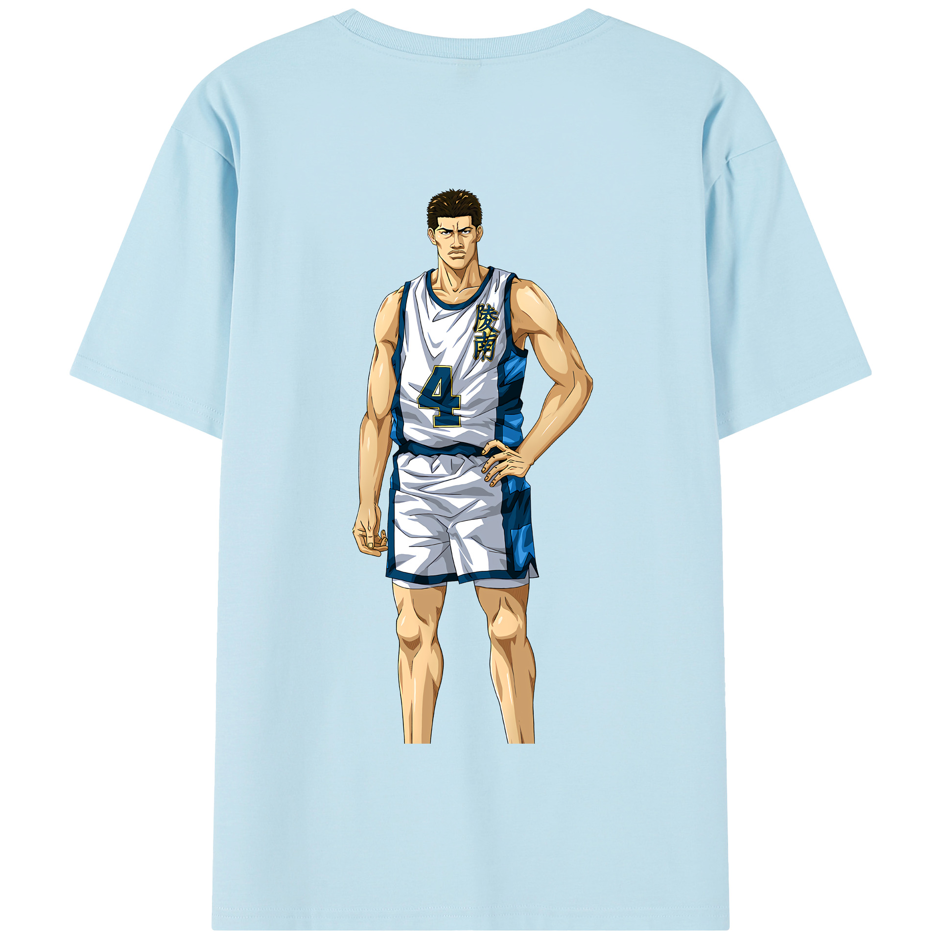 SLAM DUNK／スラムダンク 綿100％半袖Tシャツ（背面プリント）